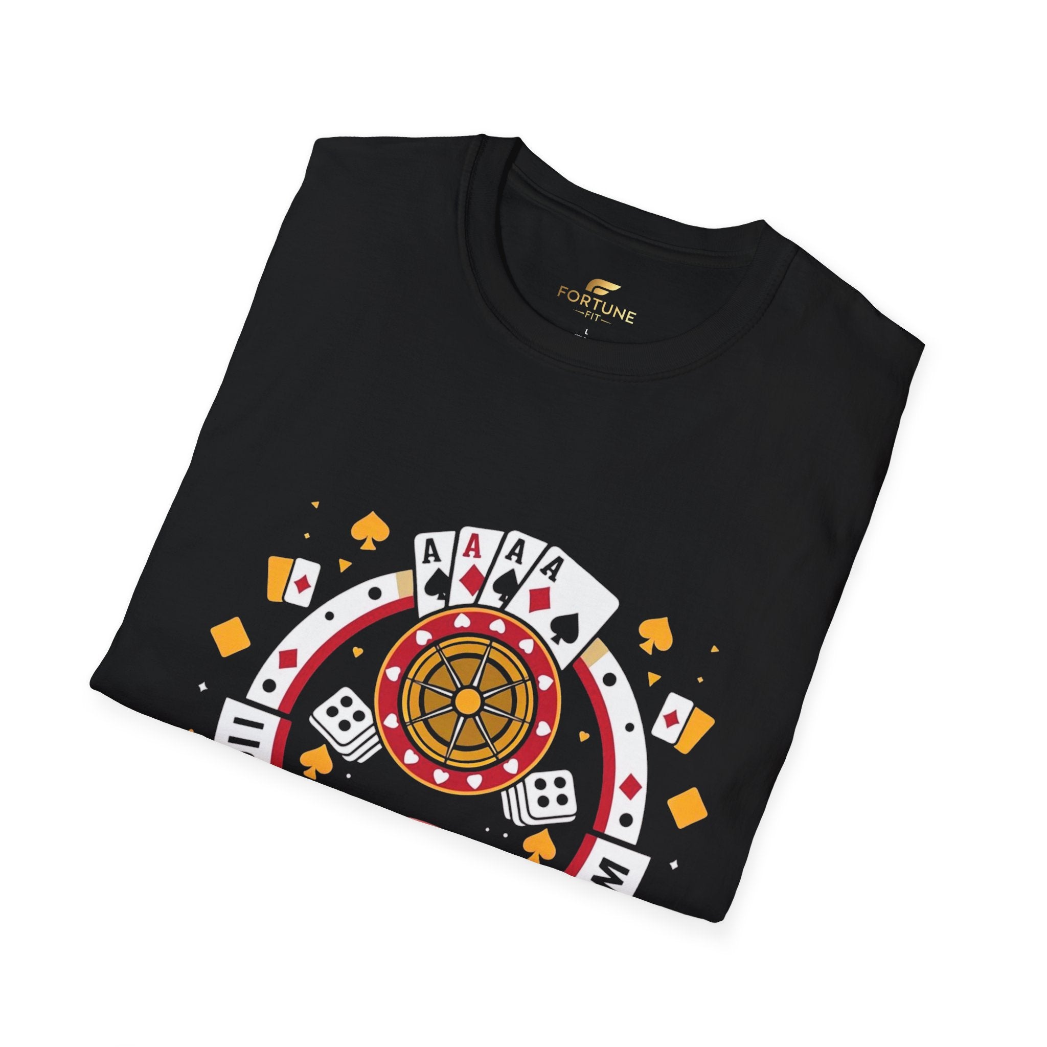 Casino Vibes Unisex Softstyle T-Shirt - Fun Gambling Graphic Tee