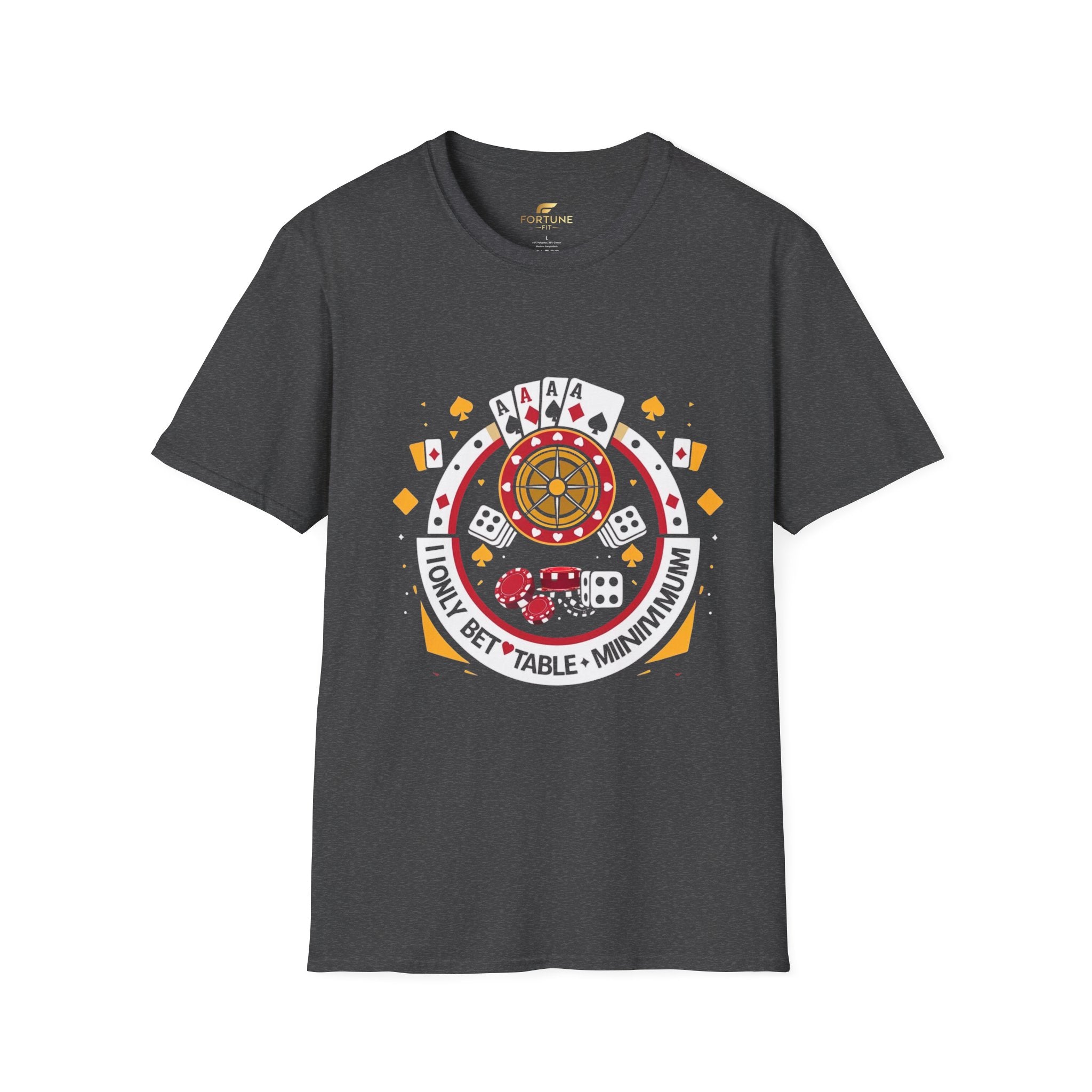 Casino Vibes Unisex Softstyle T-Shirt - Fun Gambling Graphic Tee